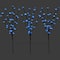 Set of 3 Pre-Lit Cherry Blossom Artificial Tree Branches 2.5' - Blue LED Lights